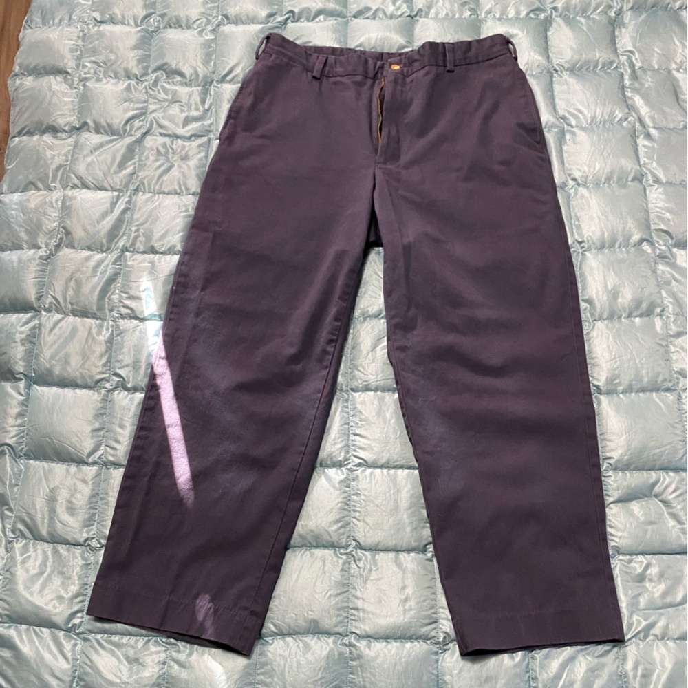 EUC Mens Bills Khakis Blue Pants Sz 38x30. Retail $149 fit more like a 36 waist